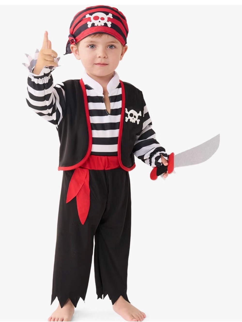 Spooktacular Creations Toddler Pirate Costume 3T